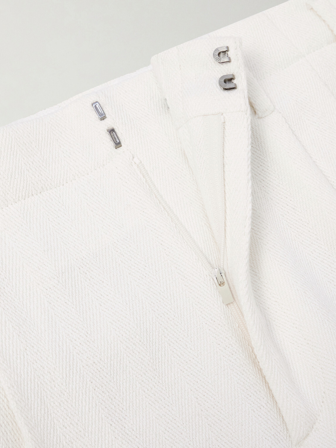 Brunello Cucinelli - Cotton and Linen-Blend Trousers - White