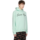 McQ Alexander McQueen Green Racing Big Hoodie