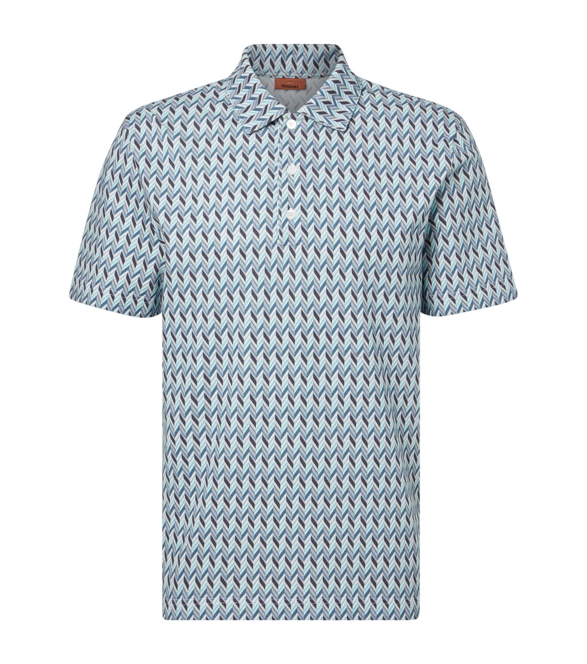 Missoni - Striped Crochet-Knit Cotton and Silk-Blend Polo Shirt