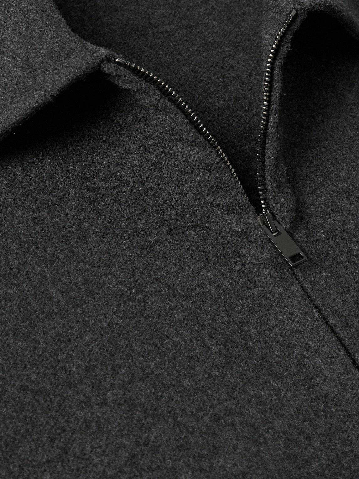 The Row - Noggu Double-Faced Cashmere and Wool-Blend Jacket - Gray
