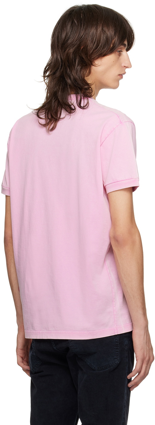 【関税込み】Dsquared2 ピンク Preppy Muscle Fit Tシャツ Dsquared2 Pink 'Preppy' Muscle Fit T-Shirt Dsquared2