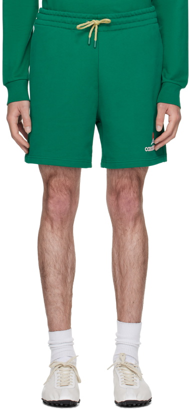 Photo: Casablanca Green Montagne Sweat Shorts