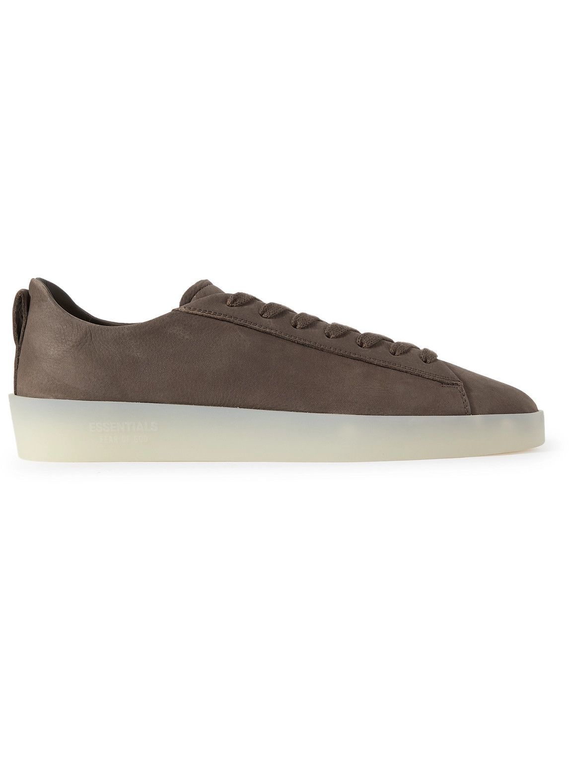 Photo: FEAR OF GOD ESSENTIALS - Nubuck Sneakers - Brown