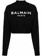 BALMAIN - Logo Cotton Sweatshirt