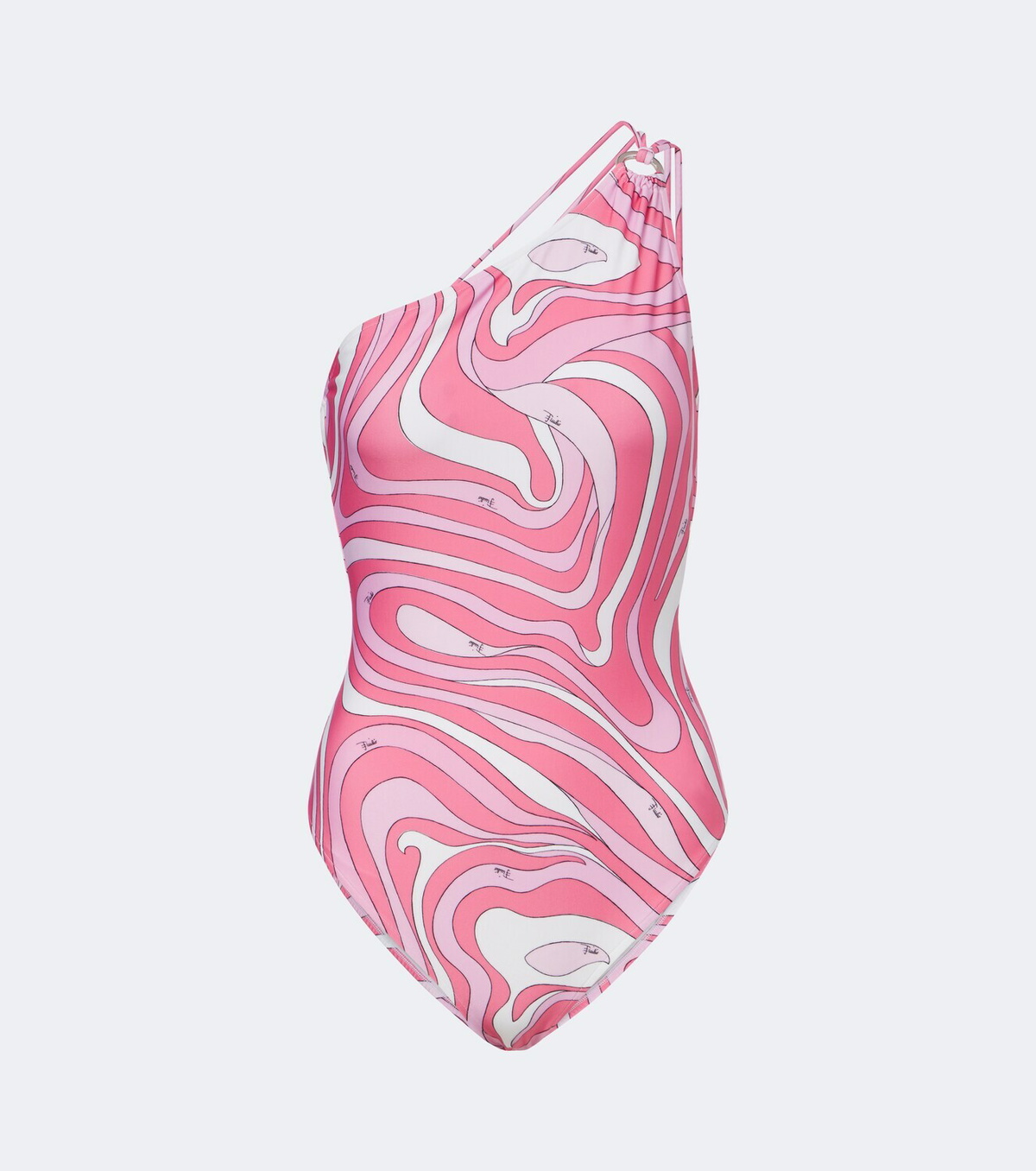 Pucci Marmo one-shoulder swimsuit