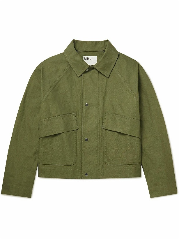 Photo: Margaret Howell - MHL Cotton-Drill Jacket - Green