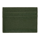 Thom Browne Green Stripe Double Sided Card Holder