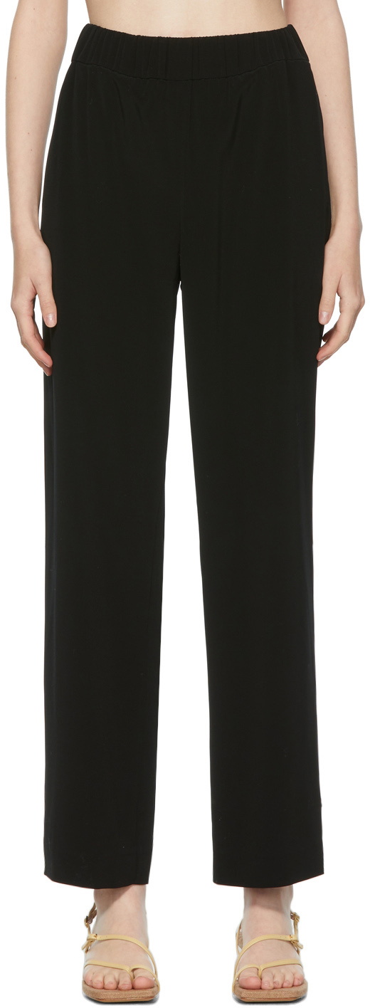 CO Black Elastic Waist Japanese Trousers Coach