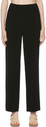 CO Black Elastic Waist Japanese Trousers