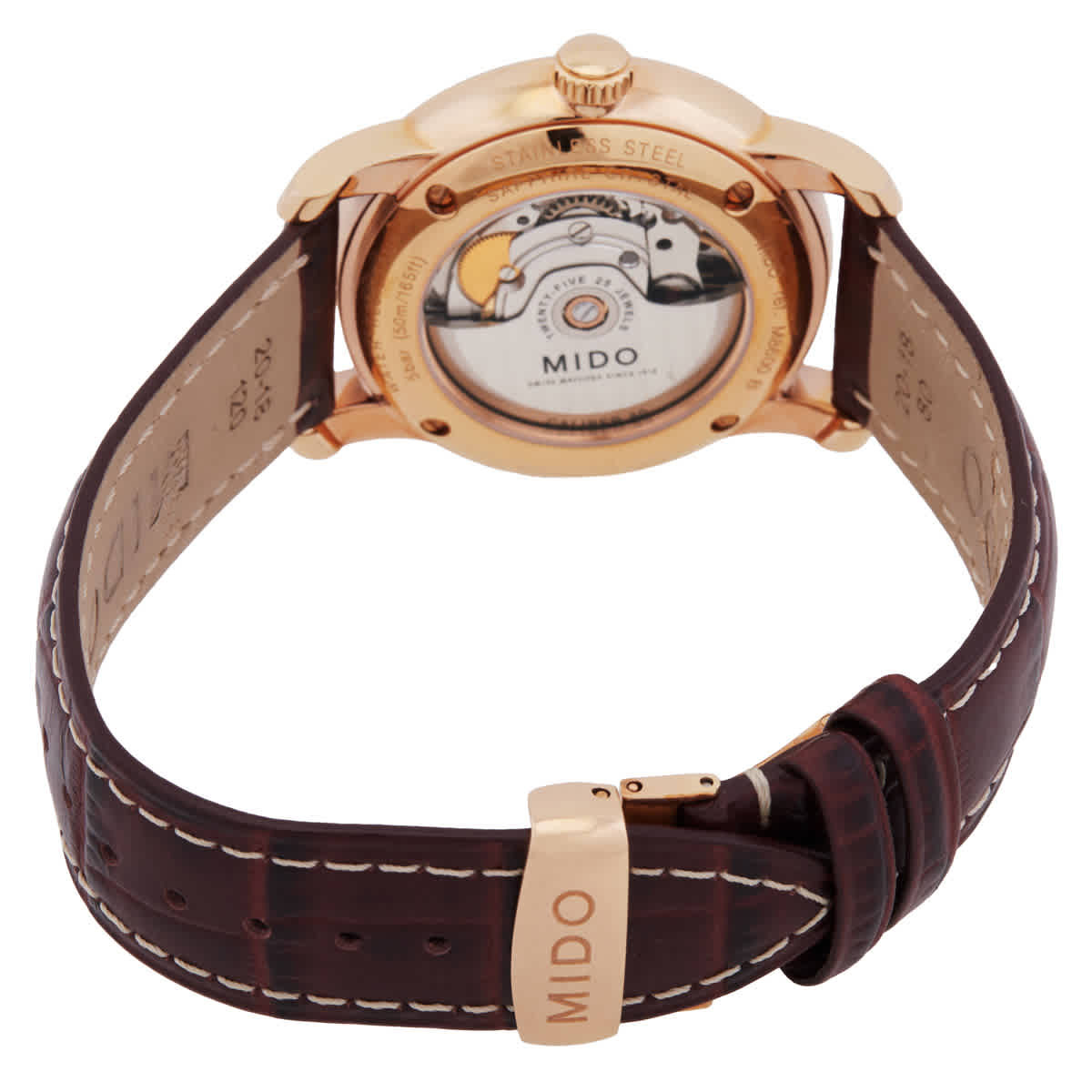 Mido Baroncelli II Automatic White Dial Mens Watch M86002268
