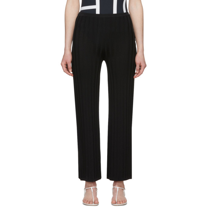 Photo: Toteme Black Cour Lounge Pants