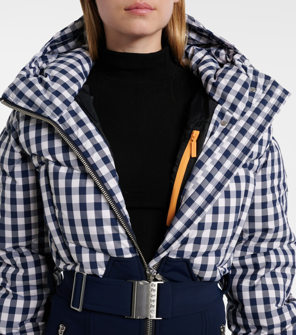 Cordova Ajax quilted down ski suit