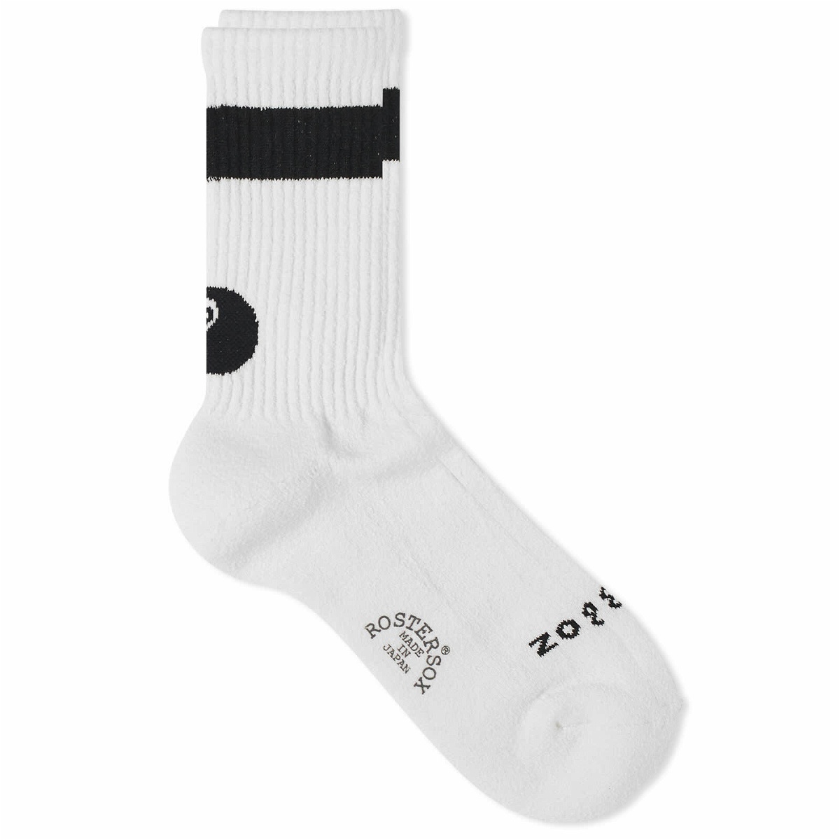 Photo: Rostersox 8 Ball Socks in White