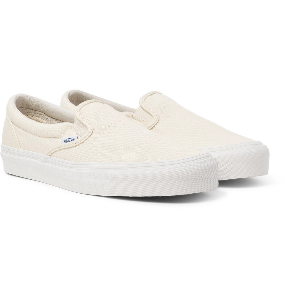 Vans - OG Classic LX Slip-On Sneakers - White Vans