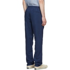 Onia Blue Linen Collin Trousers