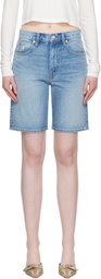 SLVRLAKE Blue Bermuda Denim Shorts