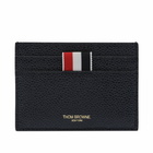 Thom Browne Men's 4 Bar Card Holder in Navy