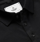 Reigning Champ - Pima Cotton-Jersey Polo Shirt - Black