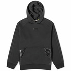 Moncler Men's x adidas Originals Down Panel Hoodie in Black