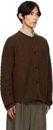 LE17SEPTEMBRE Brown Twisted Cardigan