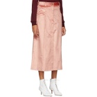Nina Ricci Pink Velvet Skirt