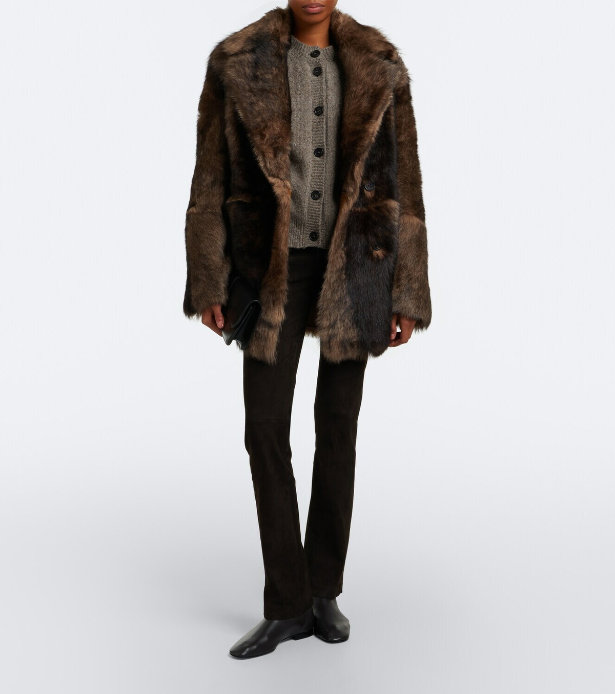 Arma Albie suede straight pants