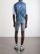 A Kind Of Guise - Basso Giro Alpino Logo-Print Shell Cycling Gilet - Blue