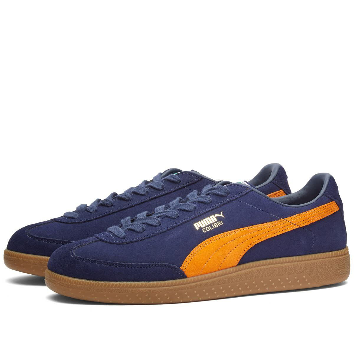 Puma Men's Colibri SD Sneakers in Navy/Pumpkin Pie Puma