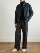 Private White V.C. - Cotton-Ventile Harrington Jacket - Blue