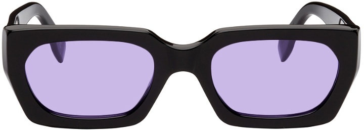 Photo: RETROSUPERFUTURE Black & Purple Teddy Sunglasses
