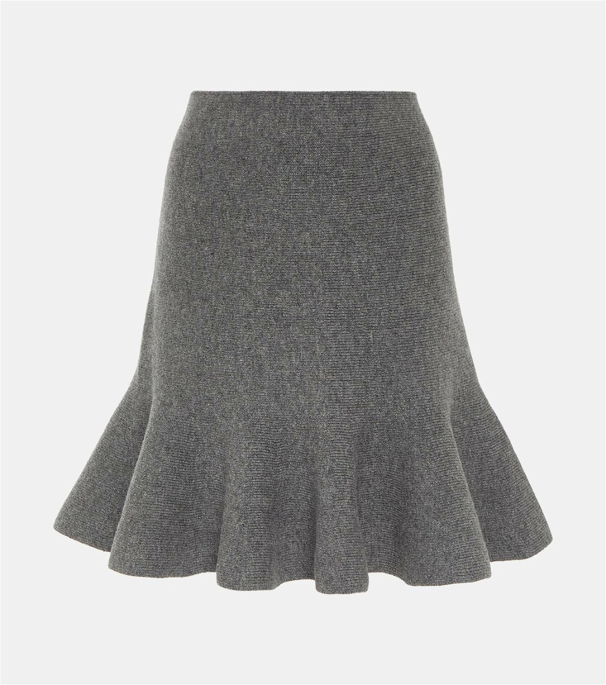 Jil Sander Wool and cashmere flared miniskirt