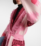 Alanui - Icon jacquard cashmere cardigan