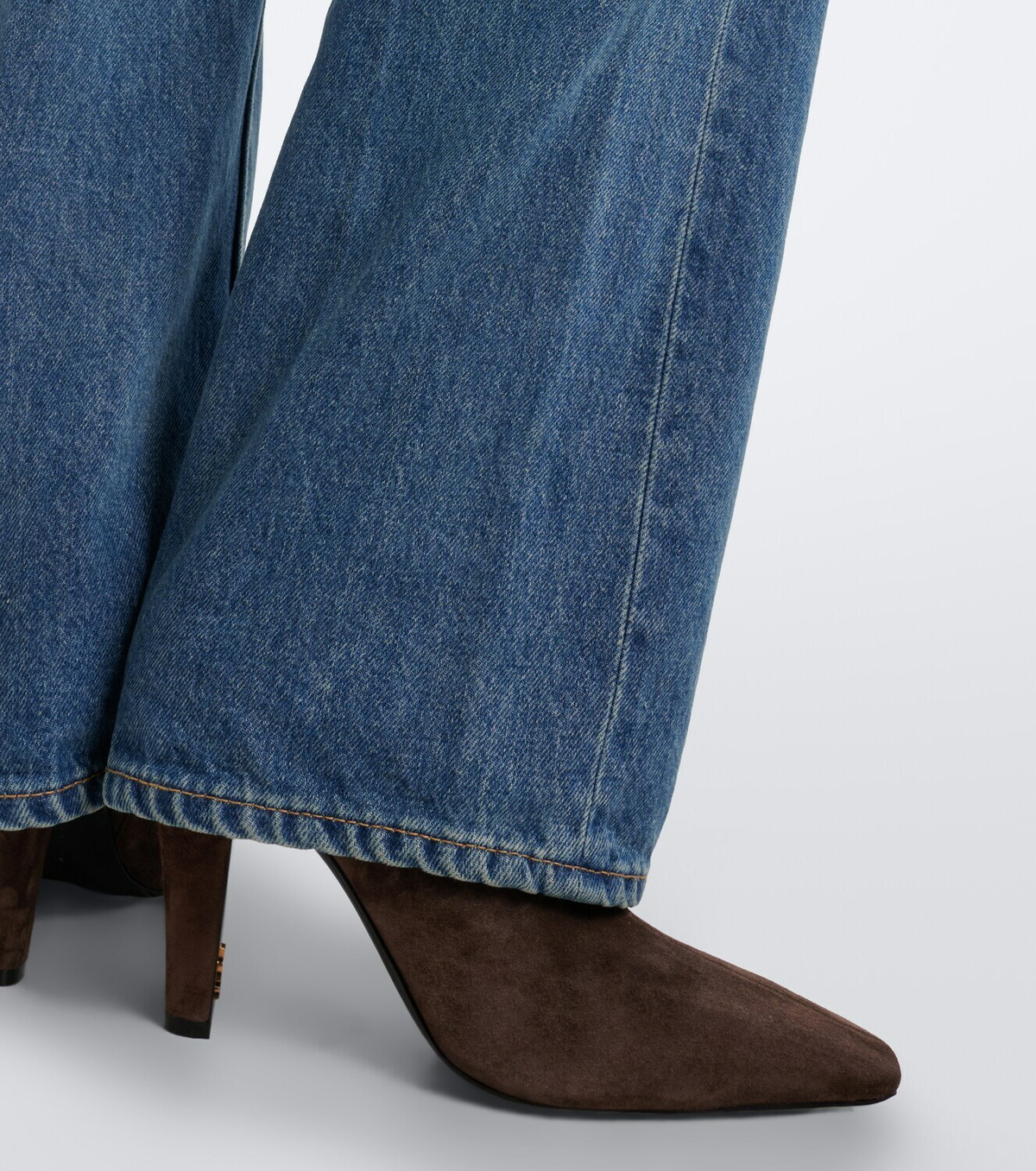 Saint Laurent Jill suede ankle boots