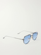 Jacques Marie Mage - Cendrars Aviator-Style Titanium Sunglasses