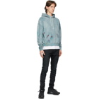 John Elliott Blue Marble Mix Beach Hoodie