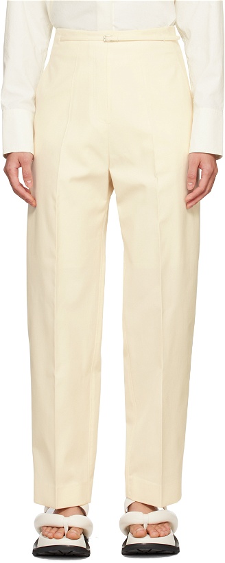 Photo: GIA STUDIOS Off-White Belted Trousers