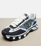 Dolce&Gabbana Runner distressed denim sneakers