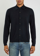 Emporio Armani Wool Cardigan Navy