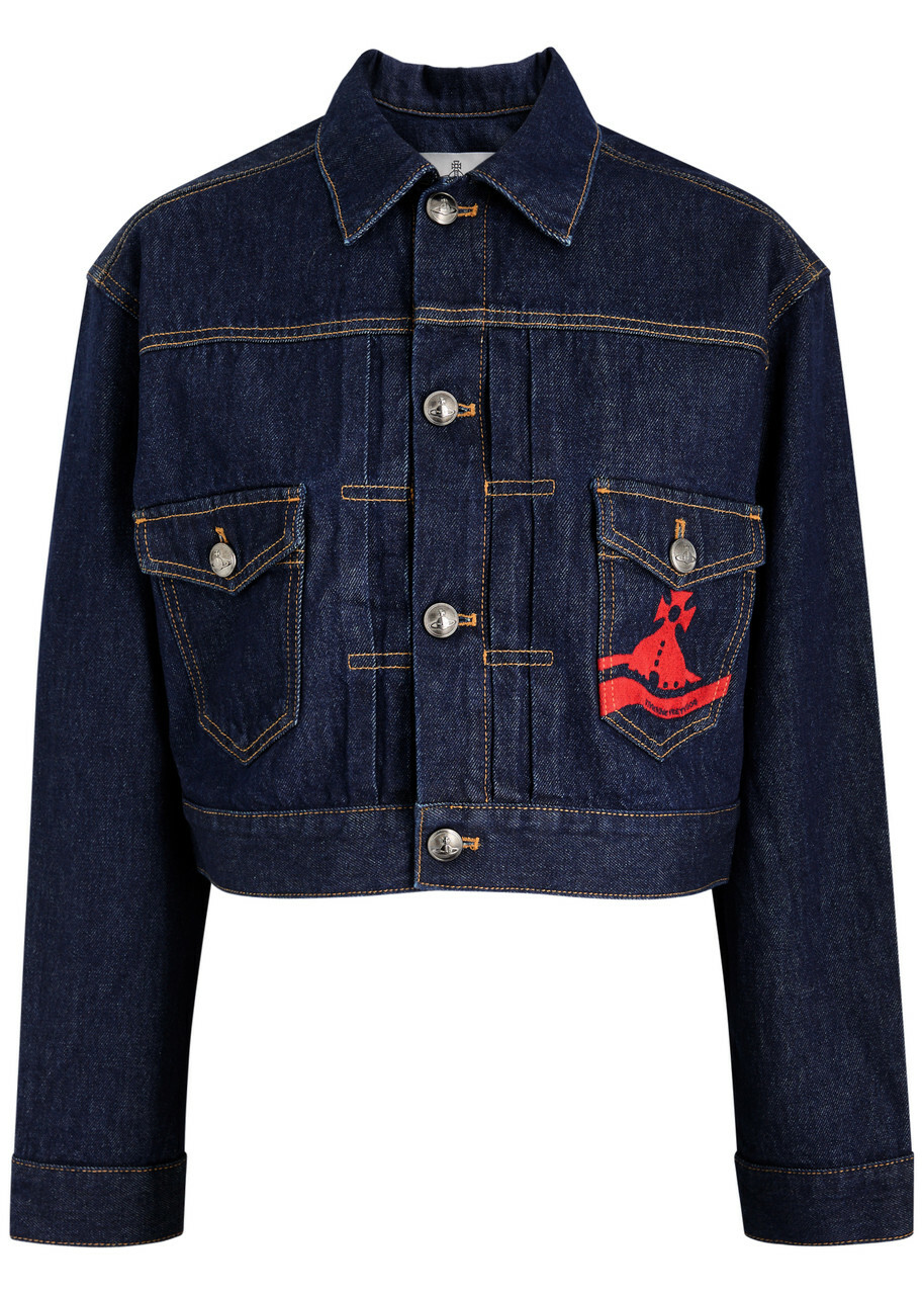 Vivienne Westwood｜DENIM JACKETS (CROPPED MARLENE JACKET Vivienne Westwood Marlene Cropped Denim Jacket - L | Coggles