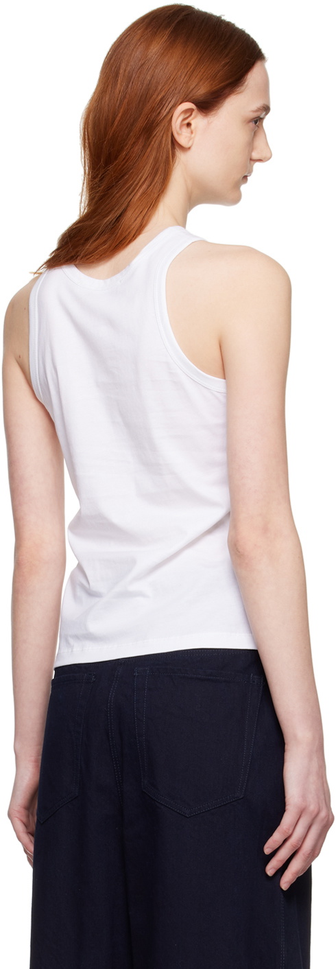 Mark Kenly Domino Tan White Lea Tank Top