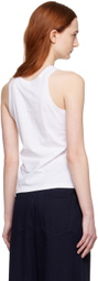 Mark Kenly Domino Tan White Lea Tank Top