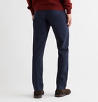 Massimo Alba - Stretch Cotton and Cashmere-Blend Trousers - Blue