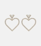 Valentino Cœur Royal embellished earrings