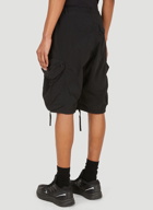 Akira Cargo Shorts in Black