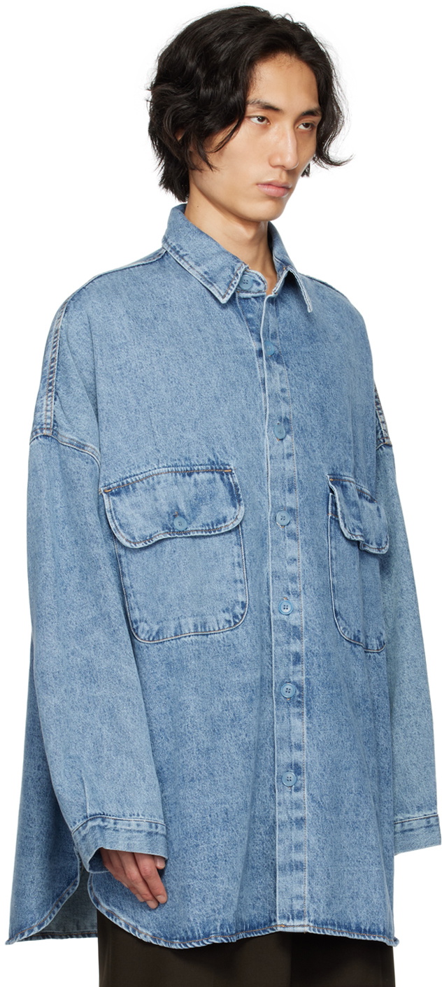 FRANKIE DENIM BLUE RESORT SHIRT