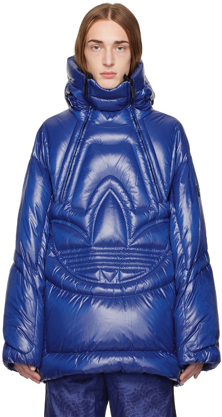 Photo: Moncler Genius Moncler x adidas Originals Blue Chambery Down Jacket