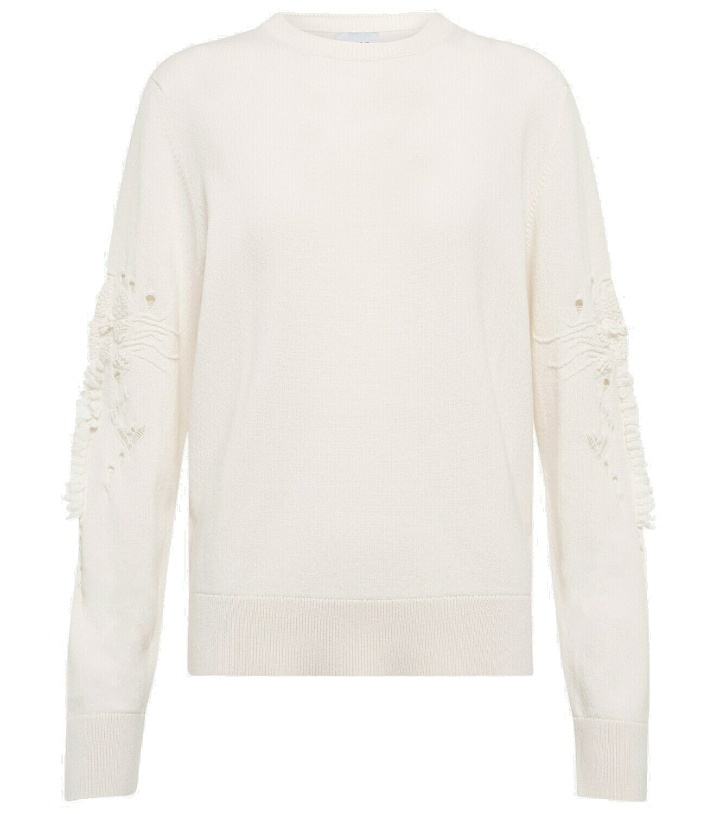 Photo: Barrie Embroidered cashmere sweater