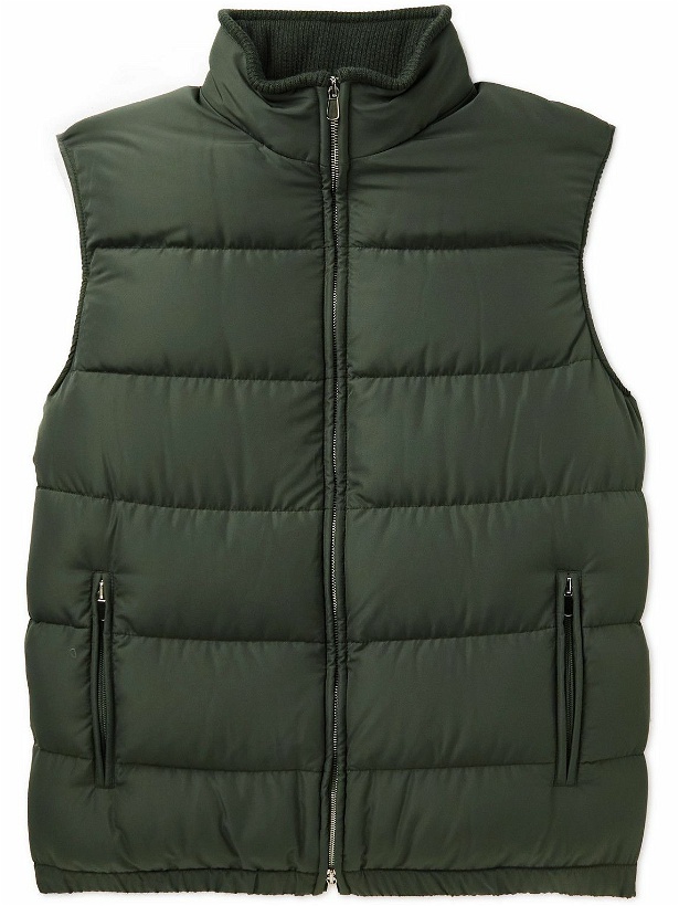 Photo: Thom Sweeney - Quilted Nylon Gilet - Green