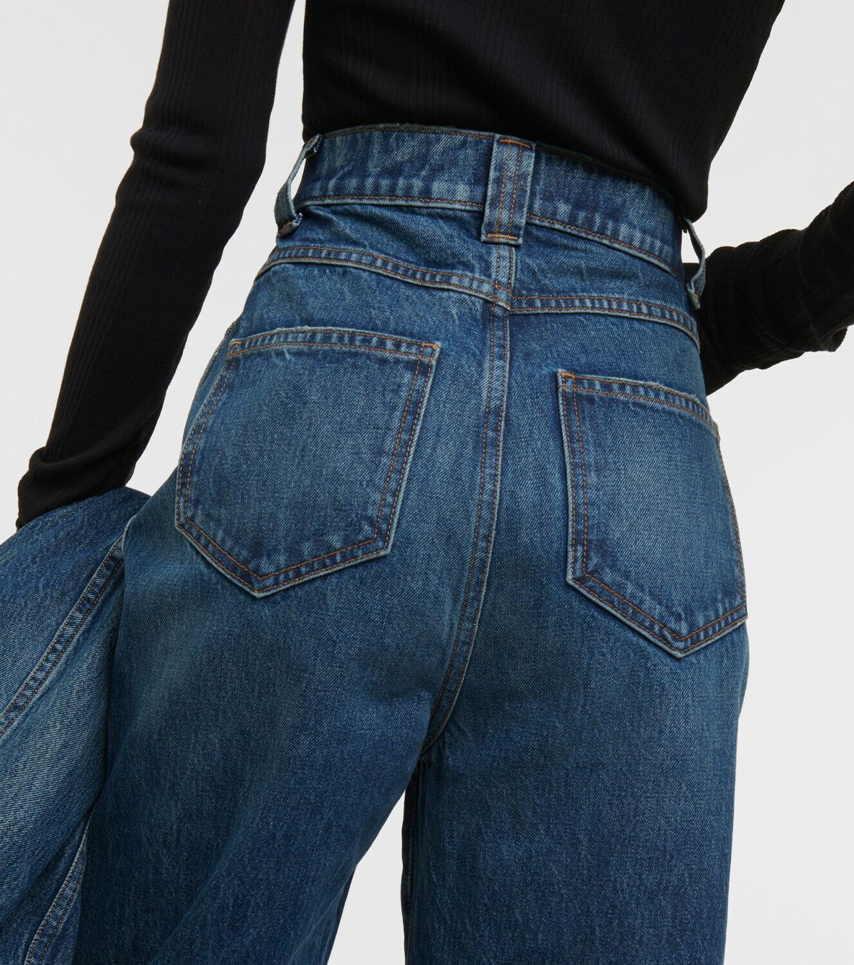 Khaite Albi high-rise straight jeans Khaite