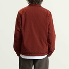 Ranra Men's Epitome Canvas Nylon Padded Overshirt in Cherry Mahogany